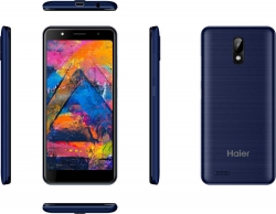Смартфон Haier A2 8Gb 1Gb синий моноблок 3G 2Sim 5 480x960 Android Go 5Mpix 802.11 b/g/n GPS GSM900/1800 GSM1900 TouchSc MP3 FM A-GPS microSD max32