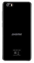 Смартфон Digma S513 4G Vox 16Gb 1Gb черный моноблок 3G 4G 2Sim 5 720x1280 Android 7.0 5Mpix WiFi GPS GSM900/1800 GSM1900 TouchSc MP3 FM microSD max