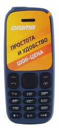 Мобильный телефон Digma A106 Linx 32Mb синий моноблок 1Sim 1.44 98x68 GSM900/1800