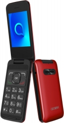 Мобильный телефон Alcatel 3025X красный раскладной 1Sim 2.8 240x320 2Mpix GSM900/1800 GSM1900 MP3 FM microSD max32Gb