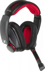 Наушники с микрофоном Sennheiser GSP 350 черный/красный накладные оголовье (507081)