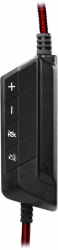 Наушники с микрофоном Sven AP-U989MV черный/красный 2.2м накладные оголовье