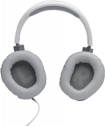 Наушники с микрофоном JBL Quantum 100 белый 1.2м мониторные оголовье (JBLQUANTUM100WHT)