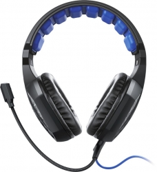 Наушники с микрофоном Hama uRage SoundZ 310 черный/серый 2.5м накладные USB оголовье (00186023)
