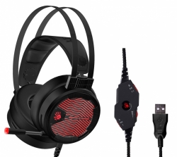 Наушники с микрофоном A4 Bloody M620T черный