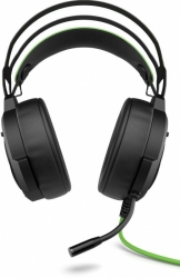Наушники с микрофоном HP Pavilion Gaming 600 черный/зеленый 1.9м мониторные оголовье (4BX33AA)