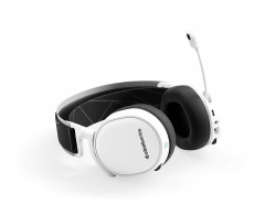 Наушники с микрофоном Steelseries Arctis 7 2019 Edition белый/черный мониторные Radio оголовье (61508)