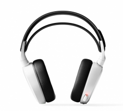Наушники с микрофоном Steelseries Arctis 7 2019 Edition белый/черный мониторные Radio оголовье (61508)