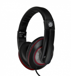 Наушники с микрофоном Oklick HS-L390G Drakon черный/красный