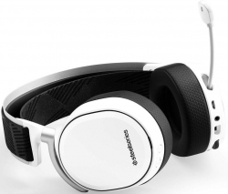Наушники с микрофоном Steelseries Arctis Pro Wireless белый  BT (61474)