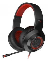 Наушники с микрофоном Edifier G4 черный/красный