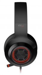 Наушники с микрофоном Edifier G4 черный/красный