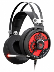 Наушники с микрофоном A4 Bloody M660 черный/красный