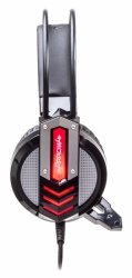 Наушники с микрофоном Oklick HS-L450G Arrow черный (HS-L450G)