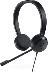 Наушники с микрофоном Dell UC150 черный накладные USB оголовье (520-AAMD)