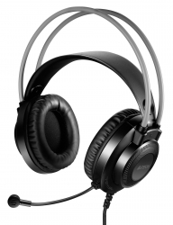 Наушники с микрофоном A4Tech Fstyler FH200i серый