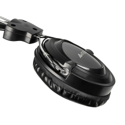 Наушники с микрофоном A4Tech HS-19 серебристый/черный (HS-19-1)