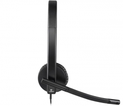 Наушники с микрофоном Logitech H570e черный (981-000575)