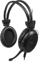 Наушники с микрофоном A4Tech HS-30 черный