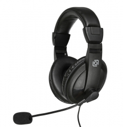 Наушники с микрофоном Oklick HS-M137V черный
