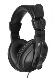 Наушники с микрофоном Oklick HS-M137V черный