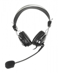 Наушники с микрофоном A4Tech HS-7P черный