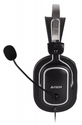 Наушники с микрофоном A4Tech HU-50 черный