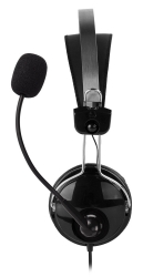 Наушники с микрофоном A4Tech HU-7P черный
