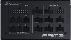 Блок питания Seasonic ATX 1000W PRIME PX-1000 80+ platinum 24+2x4+4 pin APFC 135mm fan 14xSATA Cab Manag RTL