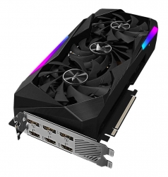 Видеокарта Gigabyte PCI-E 4.0 GV-N3070AORUS M-8GD NVIDIA GeForce RTX 3070 8192Mb 256 GDDR6 1845/14000/HDMIx3/DPx3/HDCP Ret