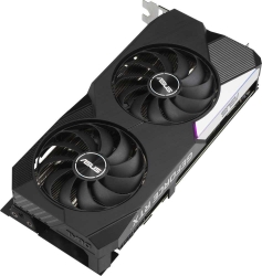 Видеокарта Asus PCI-E 4.0 DUAL-RTX3070-O8G NVIDIA GeForce RTX 3070 8192Mb 256 GDDR6 1770/14000/HDMIx2/DPx3/HDCP Ret
