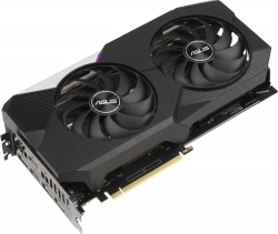 Видеокарта Asus PCI-E 4.0 DUAL-RTX3070-O8G NVIDIA GeForce RTX 3070 8192Mb 256 GDDR6 1770/14000/HDMIx2/DPx3/HDCP Ret