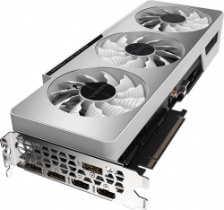 Видеокарта Gigabyte PCI-E 4.0 GV-N3080VISION OC-10GD NVIDIA GeForce RTX 3080 10240Mb 320 GDDR6X 1800/19000/HDMIx2/DPx3/HDCP Ret