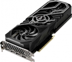 Видеокарта Palit PCI-E 4.0 PA-RTX3070 GAMINGPRO OC 8G NVIDIA GeForce RTX 3070 8192Mb 256 GDDR6 1500/14000/HDMIx1/DPx3/HDCP Ret