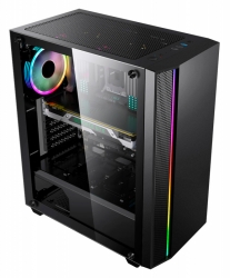 Корпус Formula V-LINE 7603 черный без БП ATX 6x120mm 2xUSB2.0 1xUSB3.0 audio bott PSU