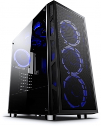 Корпус Formula V-LINE 2503 черный без БП ATX 3x120mm 2xUSB2.0 1xUSB3.0 audio bott PSU