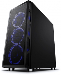 Корпус Formula V-LINE 2503 черный без БП ATX 3x120mm 2xUSB2.0 1xUSB3.0 audio bott PSU
