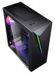 Корпус Formula V-LINE FLASH B черный без БП ATX 3x120mm 2xUSB2.0 1xUSB3.0 audio bott PSU