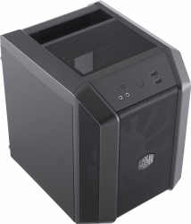 Корпус Cooler Master MasterCase H100 Iron Grey ARGB темно-серый без БП miniITX 1x120mm 1x140mm 2xUSB3.0 audio bott PSU