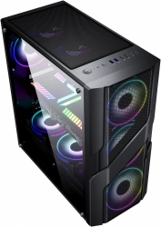 Корпус Formula V-LINE 7405 черный без БП ATX 2x120mm 2xUSB2.0 2xUSB3.0 audio bott PSU