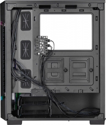 Корпус Corsair iCUE 220T RGB черный без БП ATX 3x120mm 4x140mm 2xUSB3.0 audio bott PSU