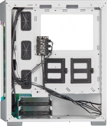 Корпус Corsair iCUE 220T RGB белый/серый без БП ATX 3x120mm 4x140mm 2xUSB3.0 audio bott PSU
