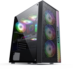 Корпус Formula V-LINE 2056B черный/черный без БП ATX 1xUSB2.0 1xUSB3.0 audio bott PSU