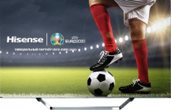 Телевизор LED Hisense 55U7QF черный