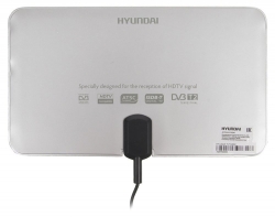Антенна телевизионная Hyundai H-TAI240 28дБ активная белый