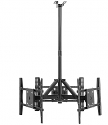 Кронштейн для телевизора Onkron CPRO2L-3 черный 32-63 макс.168кг потолочный поворот и наклон