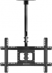 Кронштейн для телевизора Onkron N1L черный 32-80 макс.68.2кг потолочный поворот и наклон