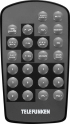 Аудиомагнитола Telefunken TF-SRP3446 черный 3Вт/MP3/FM(dig)/USB/SD