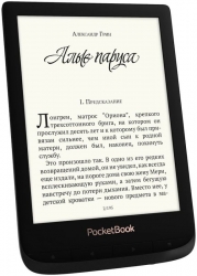 Электронная книга PocketBook 627 6 E-Ink Carta 1024x758 Touch Screen 1Ghz 512Mb/8Gb/microSDHC/подсветка дисплея черный