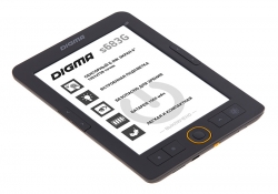 Электронная книга Digma S683G 6 E-ink HD Carta 1024x758 Touch Screen/4Gb/microSDHC/подсветка дисплея серый